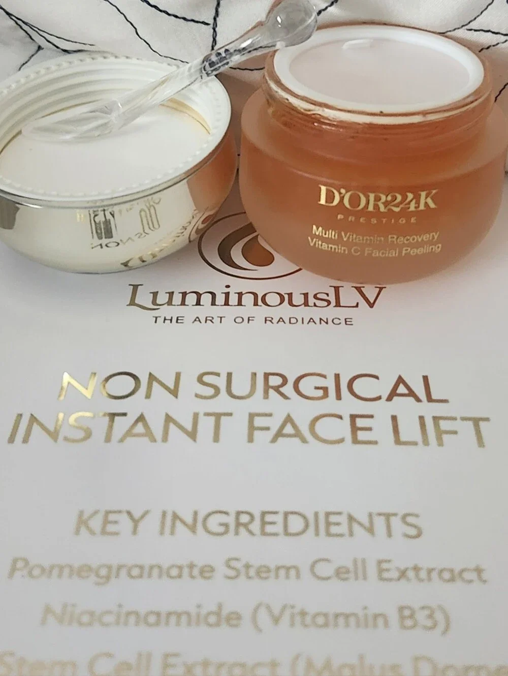 BRAND NEW!!! LUXURY SKINCARE ANTI WRINKLE SET. D'ORE24K FACIAL PEEL SET!!!